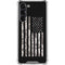 Black and White Camo American Flag Galaxy S24 FE Clear Case